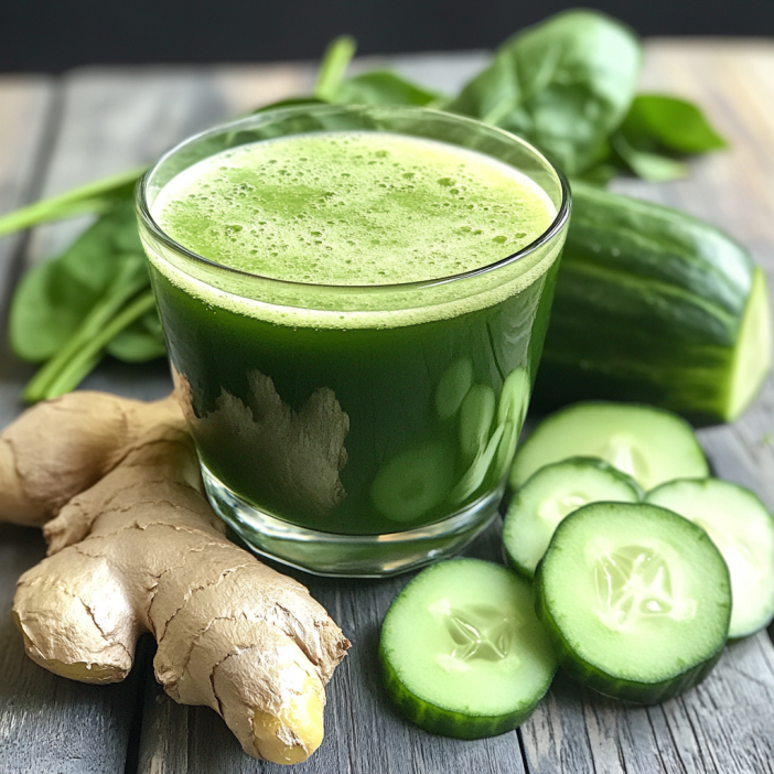 Grüner Ingwer-Detox-Saft